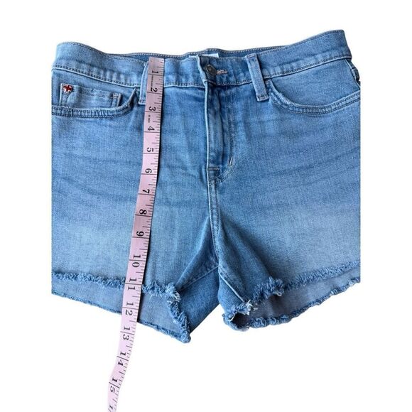 HUDSON Gracie Mid Rise Cut Off Fray Hem Denim Shorts Size 6/28 - Picture 9 of 11